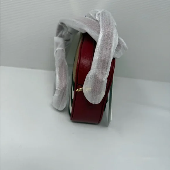 Burberry Red and Gold Accent Bag - Picture 2 of 4